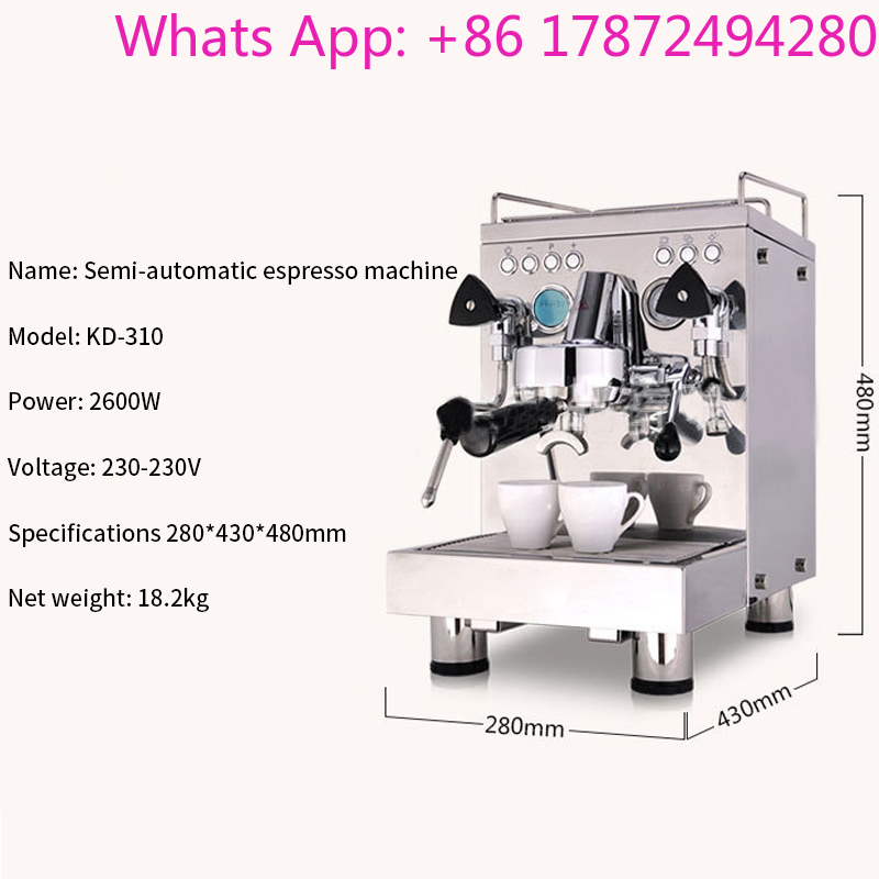 Kitchen Appliances Online - ماكينة إسبريسو شبه أوتوماتيكية KD-310، آلة