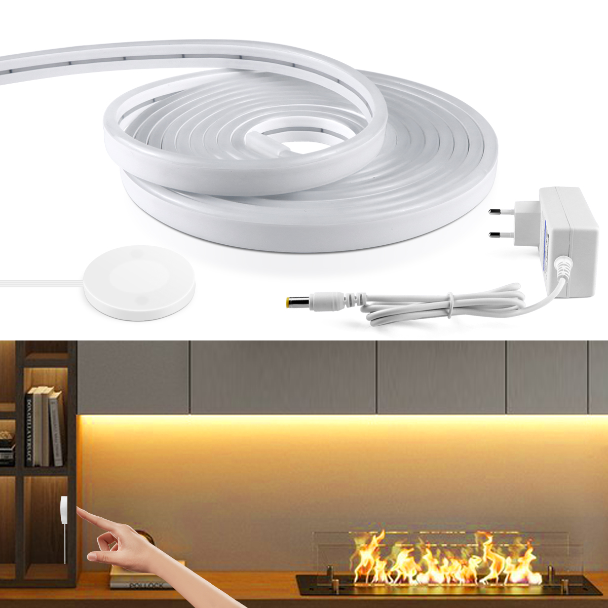 Kitchen Appliances Online - DC12V ضوء النيون LED قطاع اليد