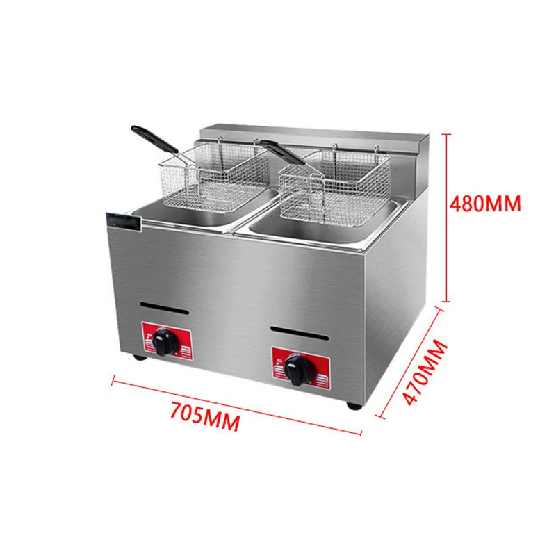 Deep Fryer Stainless - مقلاة كهربائية عميقة من الفولاذ المقاوم