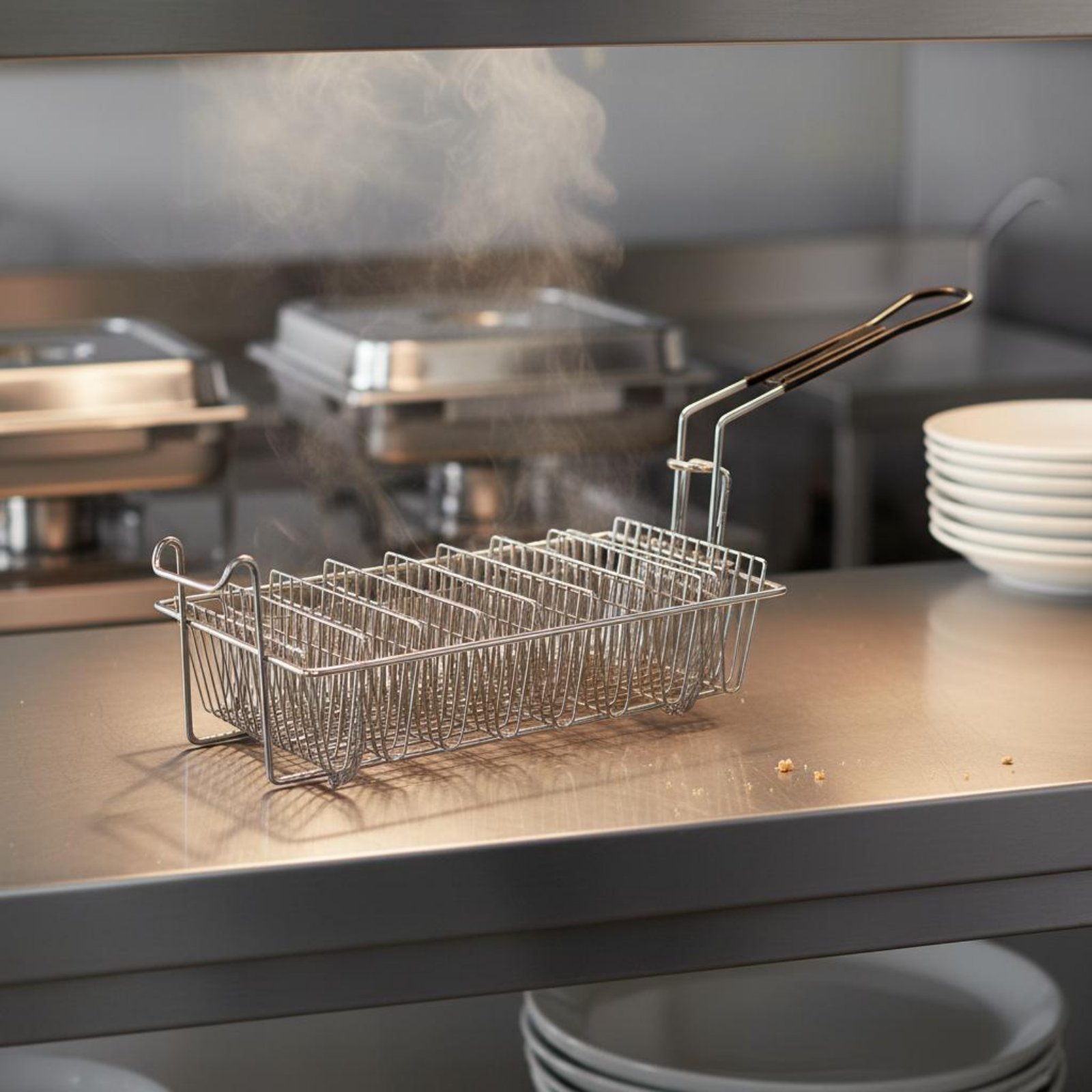 رف تاكو بـ 8 فتحات، سلة قلي ال - مراجعة Deep Fryer Stainless وسعره