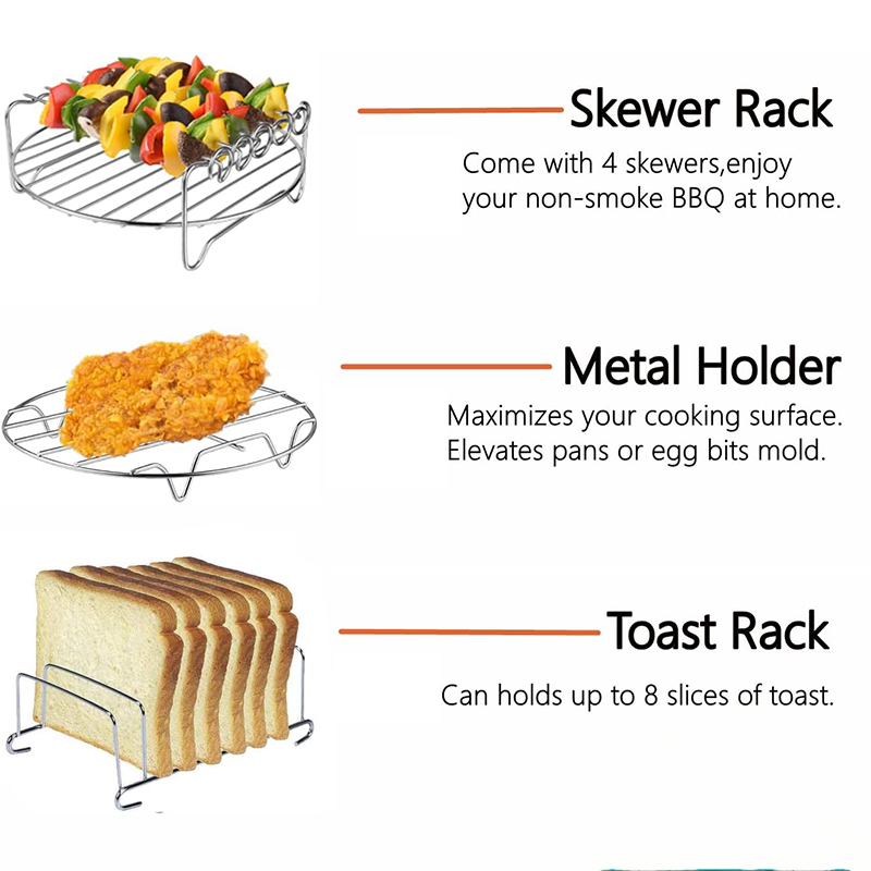 رف خبز مقلاة هوائية معدنية مرب - مراجعة Deep Fryer Stainless وسعره