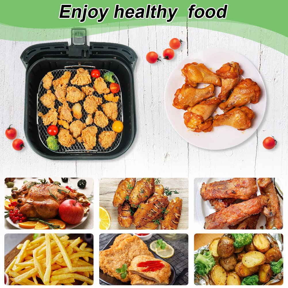 رف خبز مقلاة هوائية معدنية مرب - مراجعة Deep Fryer Stainless وسعره