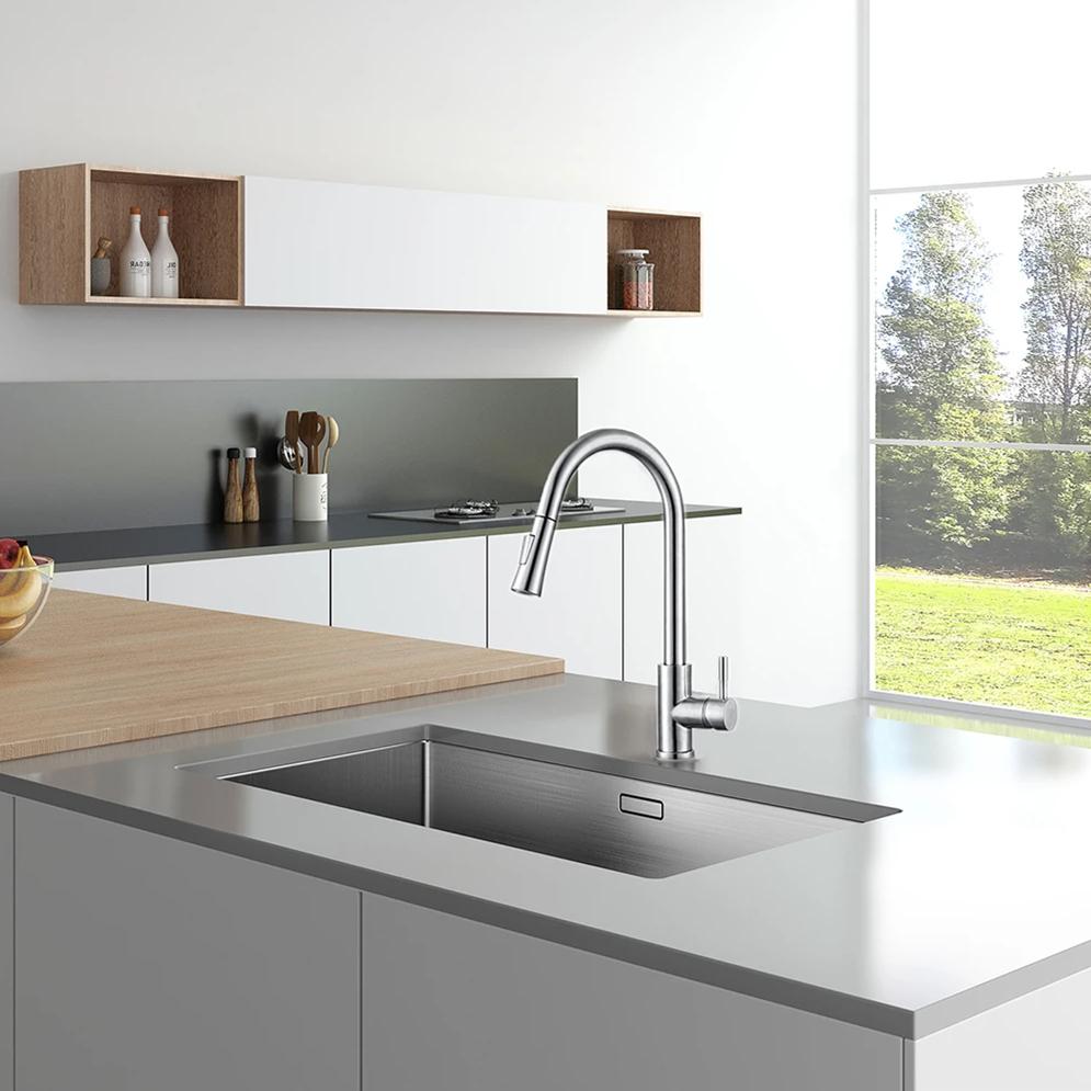 صنبور المطبخ الأسود مرن سحب لل - مراجعة Kitchen Appliances Germany وسعره