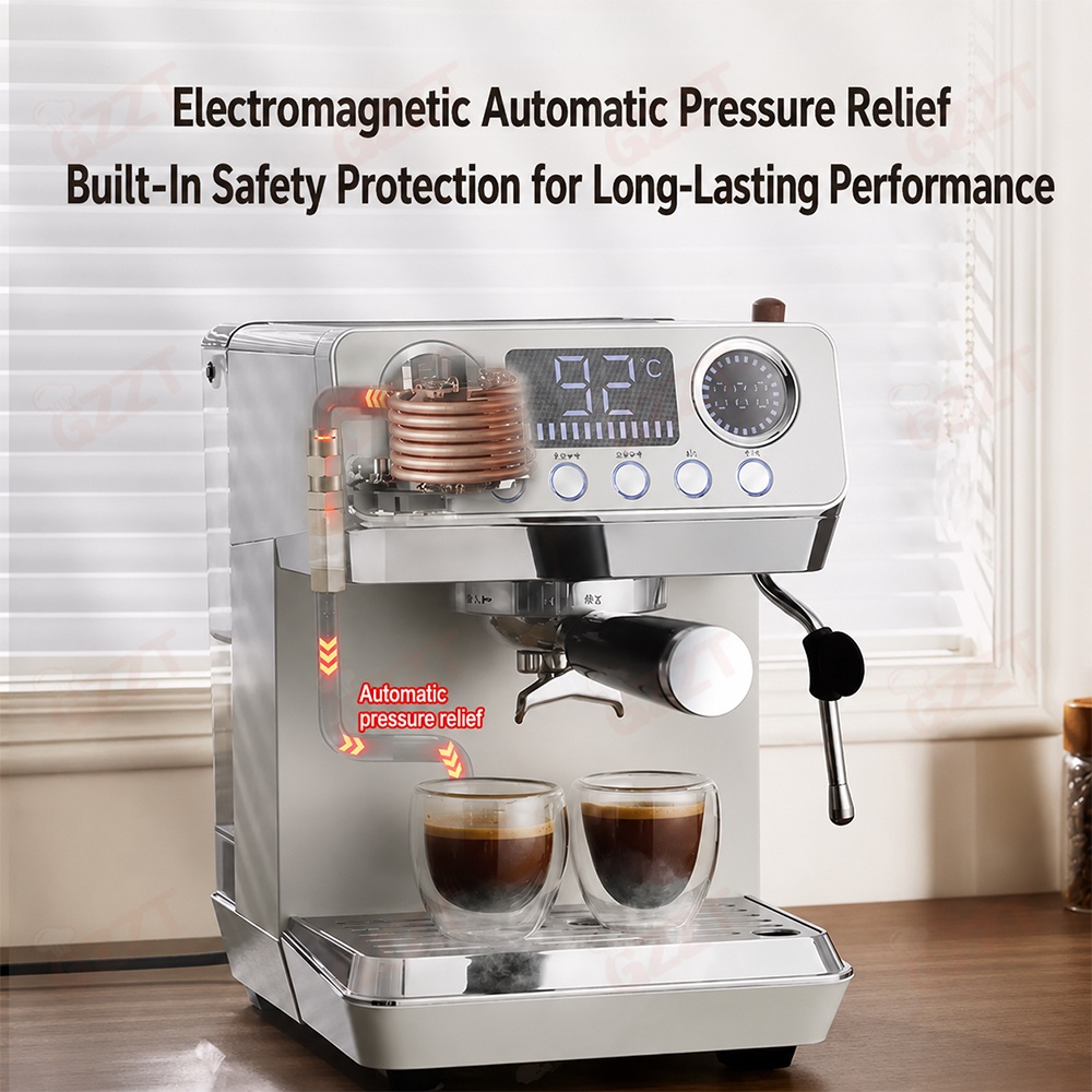 ماكينة قهوة إسبريسو شبه أوتوما - مراجعة Espresso Machine Semi Auto وسعره
