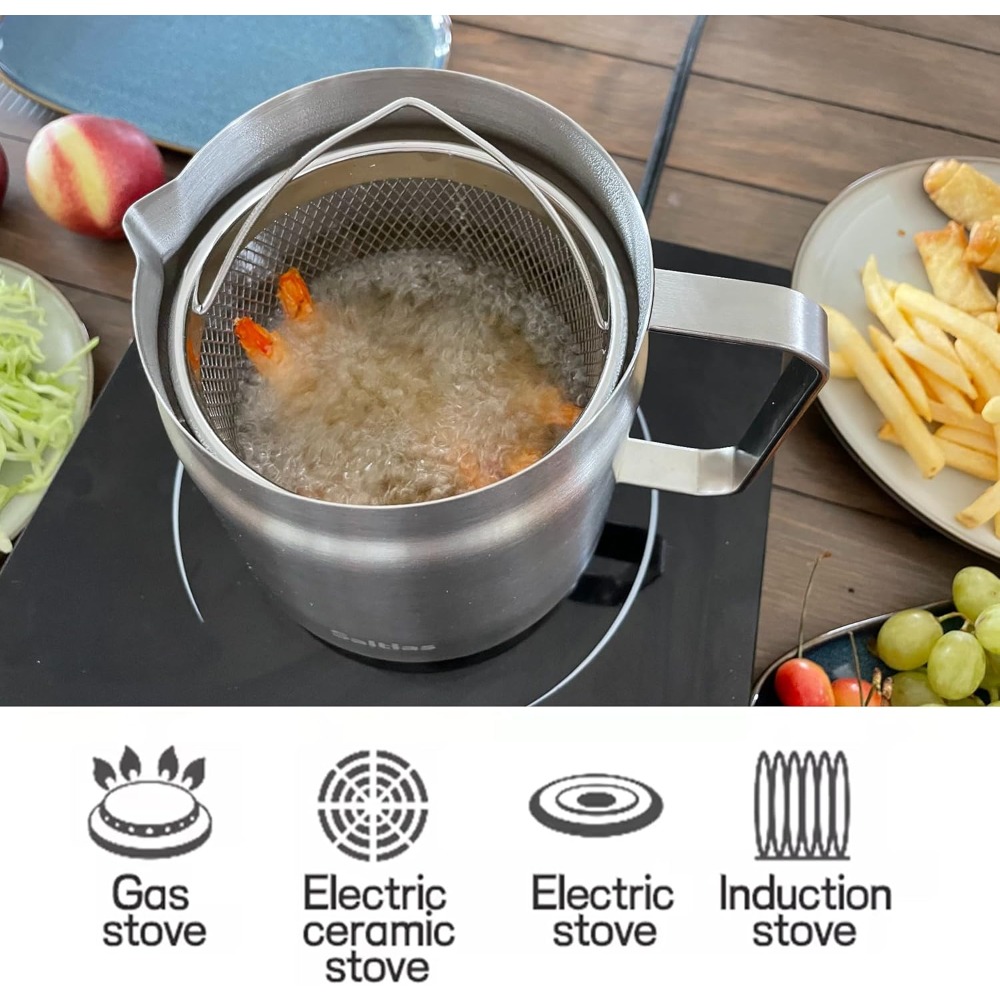 وعاء قلي عميق من الفولاذ المقا - مراجعة Deep Fryer Stainless وسعره