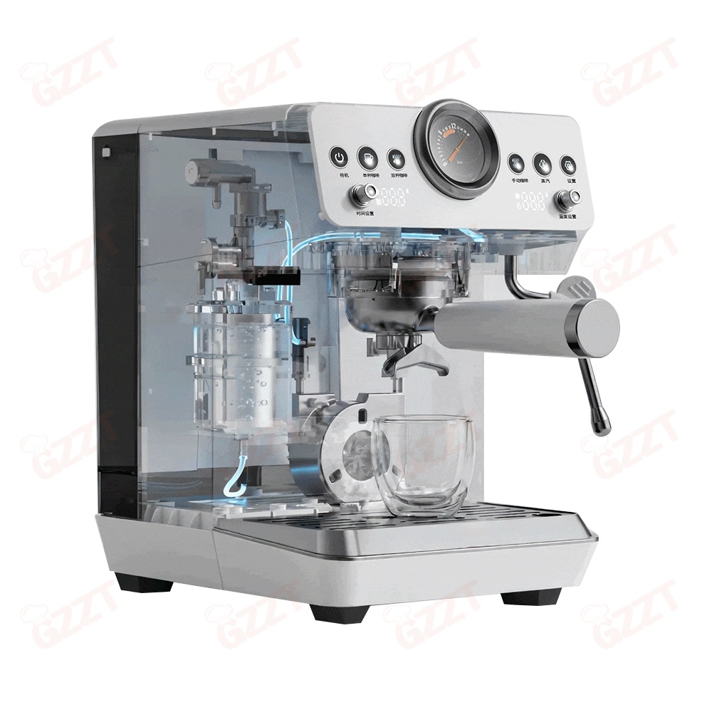 ماكينة قهوة إسبريسو شبه أوتوما - مراجعة Espresso Machine Semi Auto وسعره