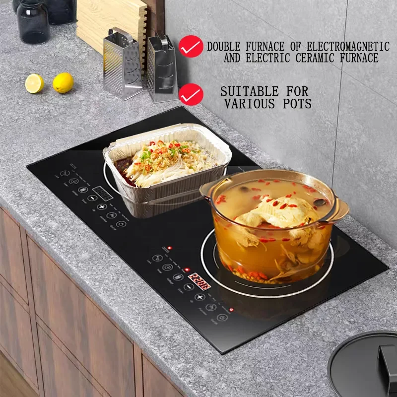 موقد حث كهرومغناطيسي بـ 2 شعلة - مراجعة Kitchen Appliances Best وسعره