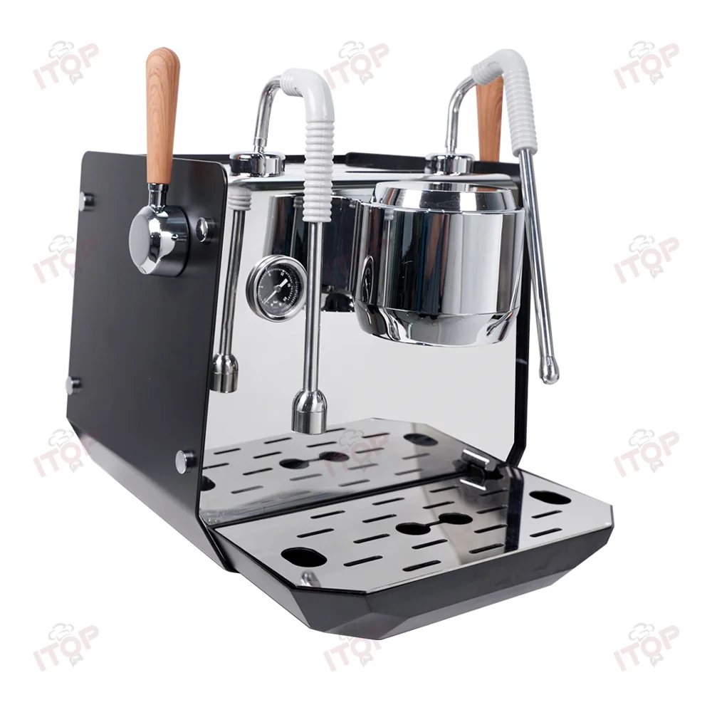 ماكينة قهوة إسبريسو تجارية شبه - مراجعة Espresso Machine Semi Auto وسعره