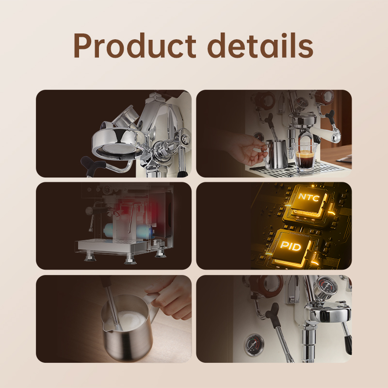 ماكينة صنع القهوة ذات الغلاية  - مراجعة Espresso Machine Semi Auto وسعره