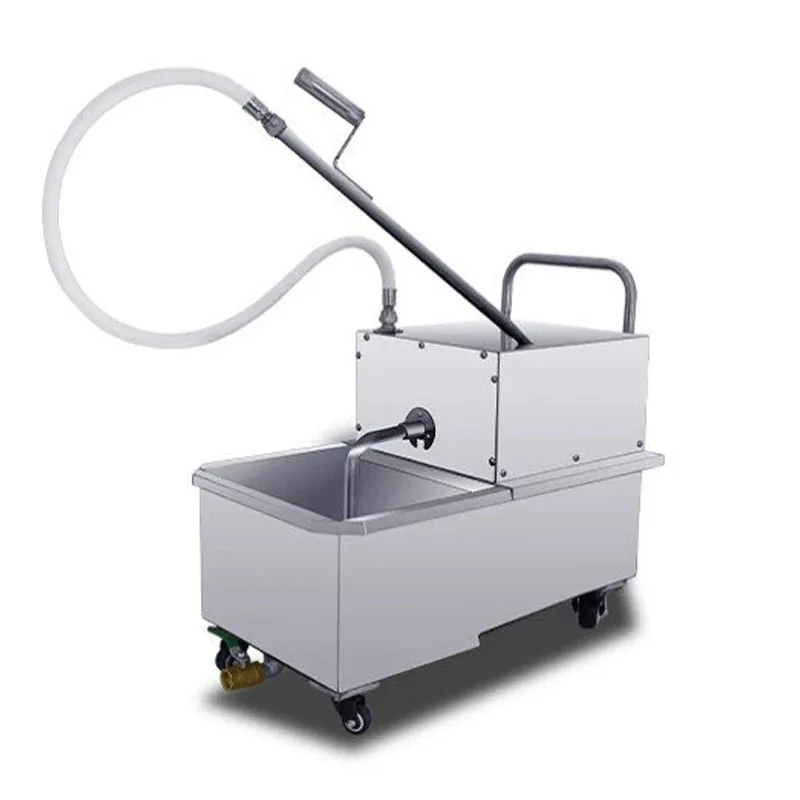 عربة تصفية زيت الطهي المتنقلة  - مراجعة Deep Fryer Stainless وسعره