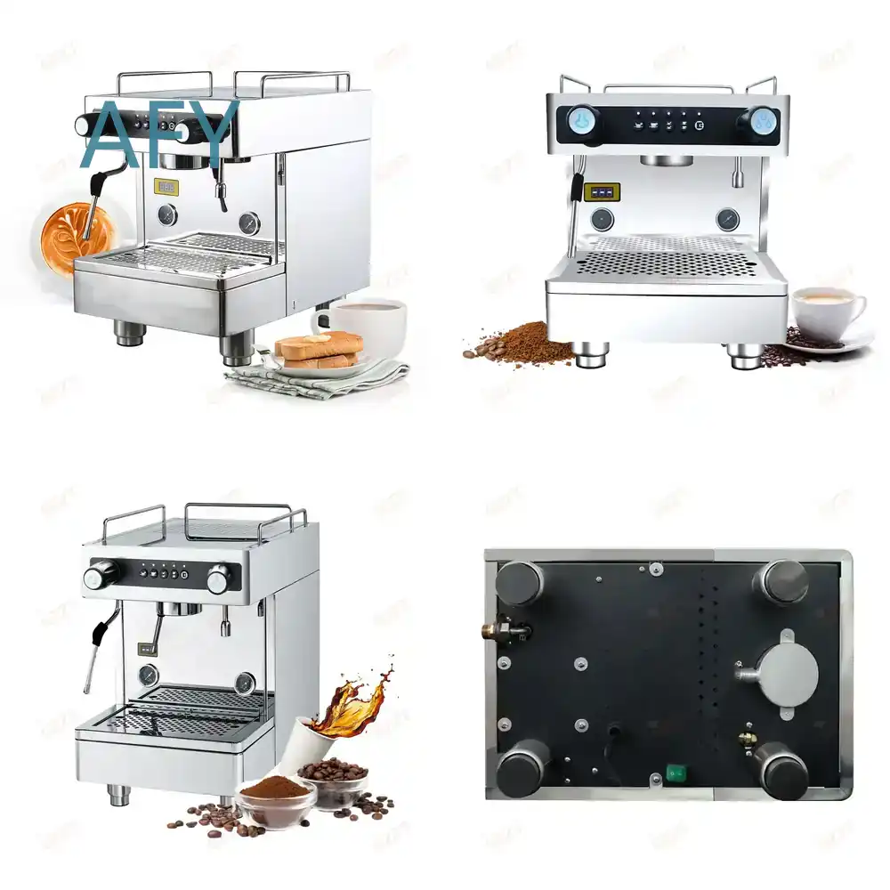 ماكينة قهوة تجارية بسعة 6 لتر  - مراجعة Espresso Machine Semi Auto وسعره