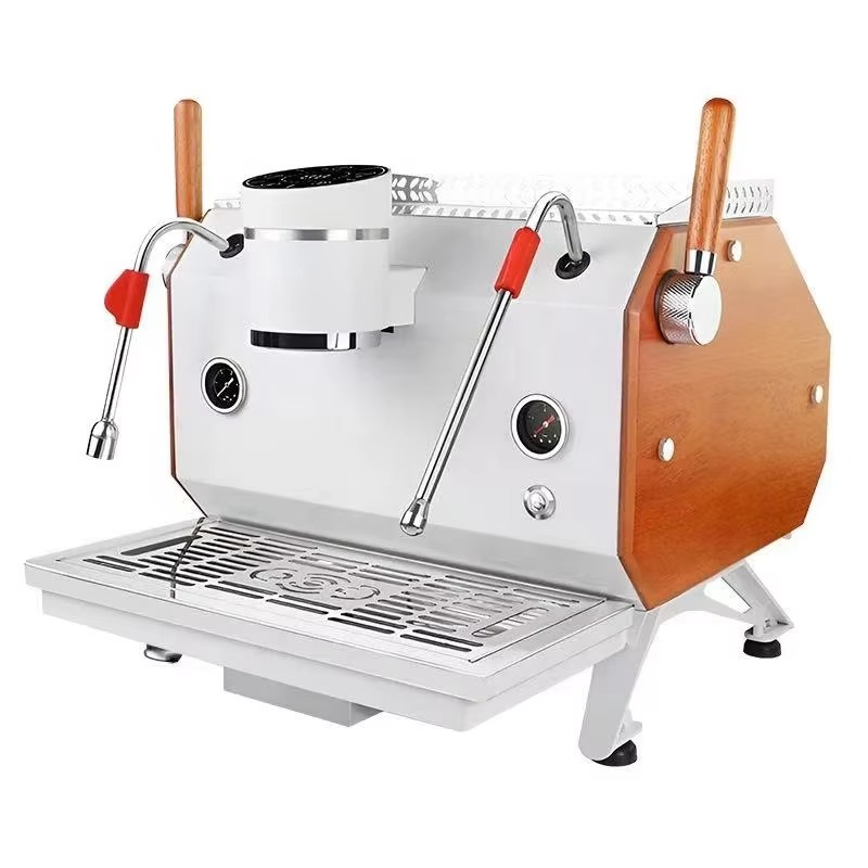 ماكينة قهوة إسبريسو تجارية شبه - مراجعة Espresso Machine Semi Auto وسعره
