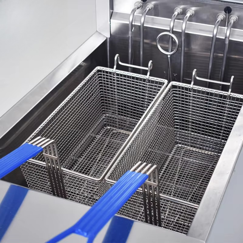 مقلاة كهربائية مزدوجة الخزان م - مراجعة Deep Fryer Stainless وسعره
