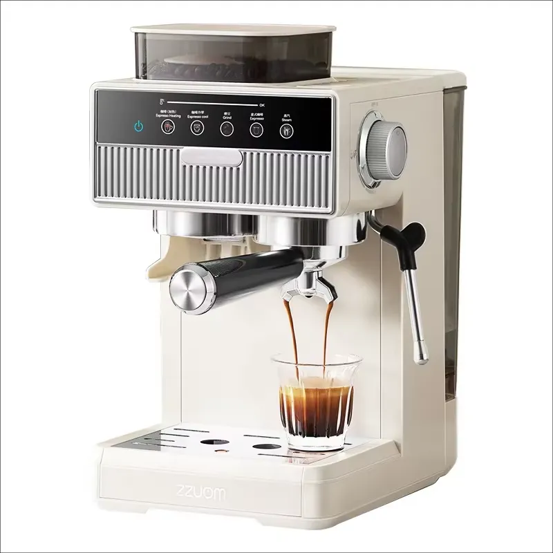 ماكينة إسبريسو شبه أوتوماتيكية - مراجعة Espresso Machine Semi Auto وسعره
