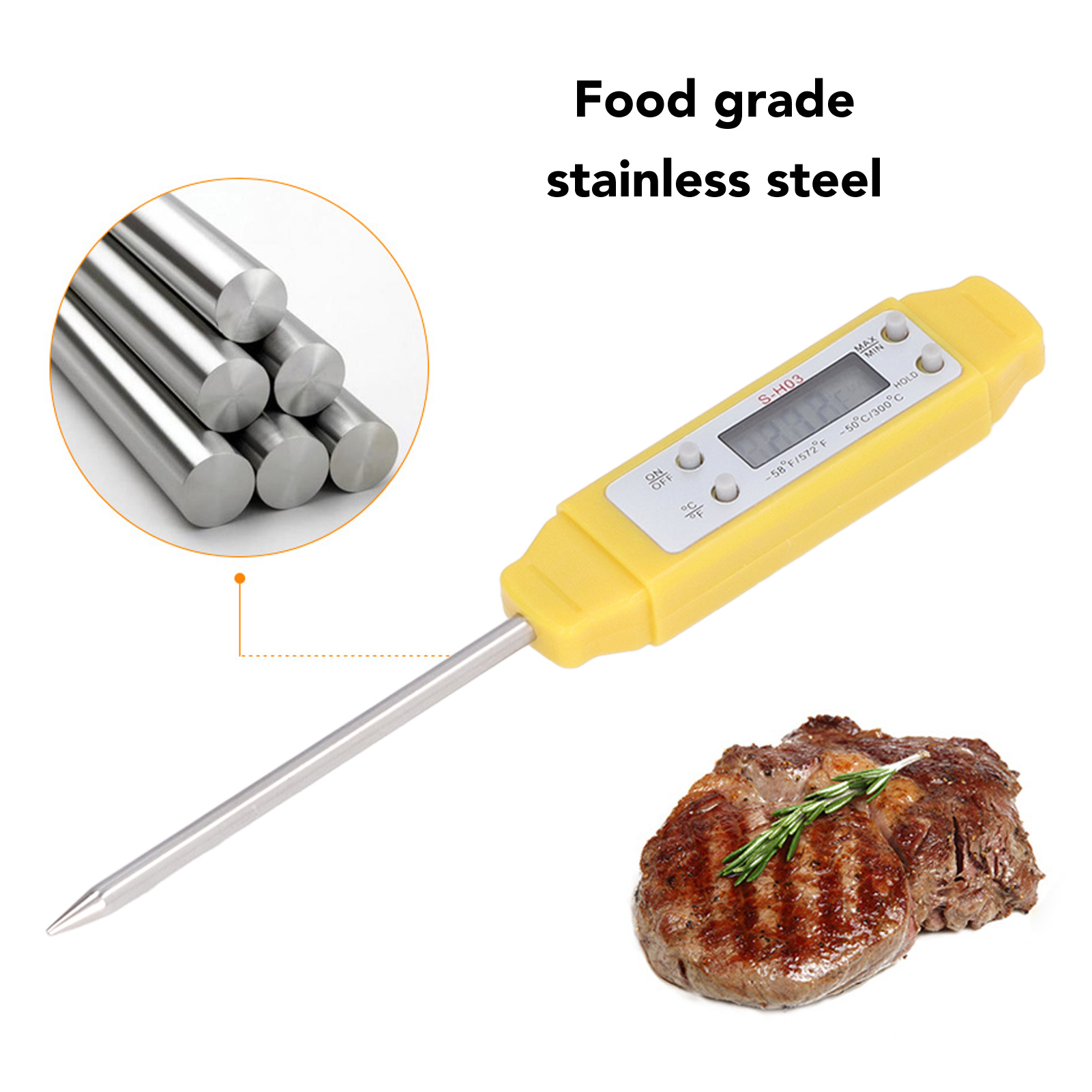 ميزان حرارة رقمي للطعام مع معا - مراجعة Kitchen Appliances Online وسعره